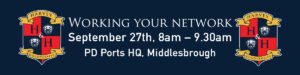 Working your network, September 27th, PD Ports