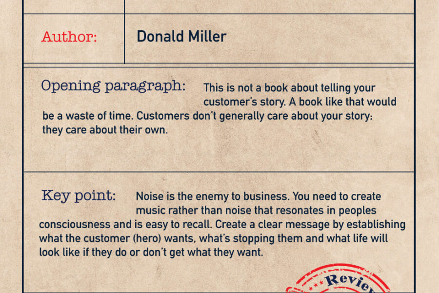 Book review: Building a StoryBrand