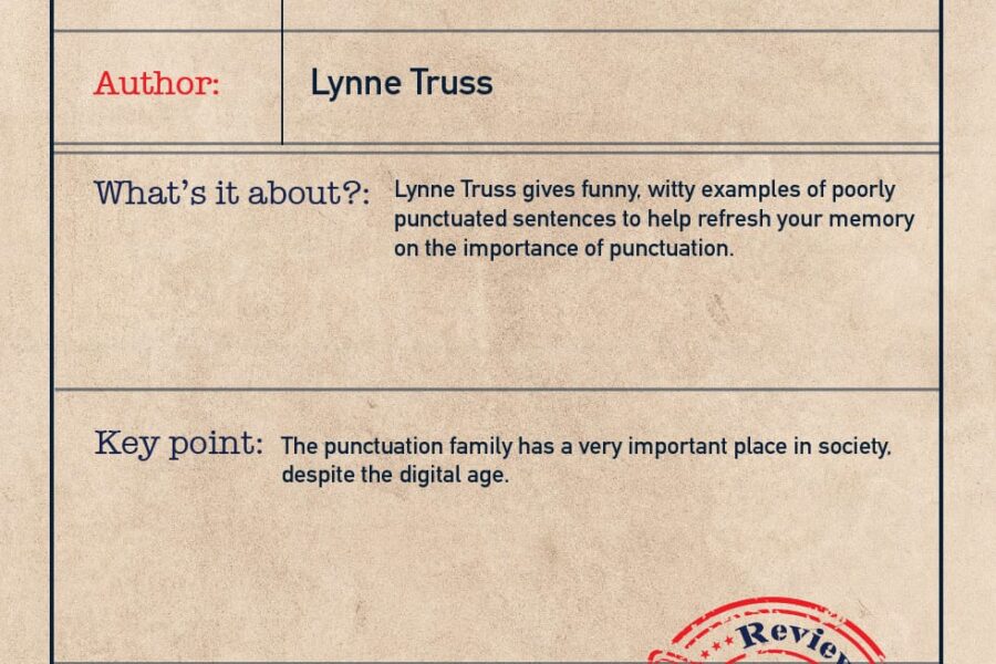 Book review: Eats, Shoots and Leaves: The Zero Tolerance Approach to Punctuation